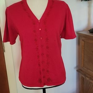 Sag Harbor red sweater